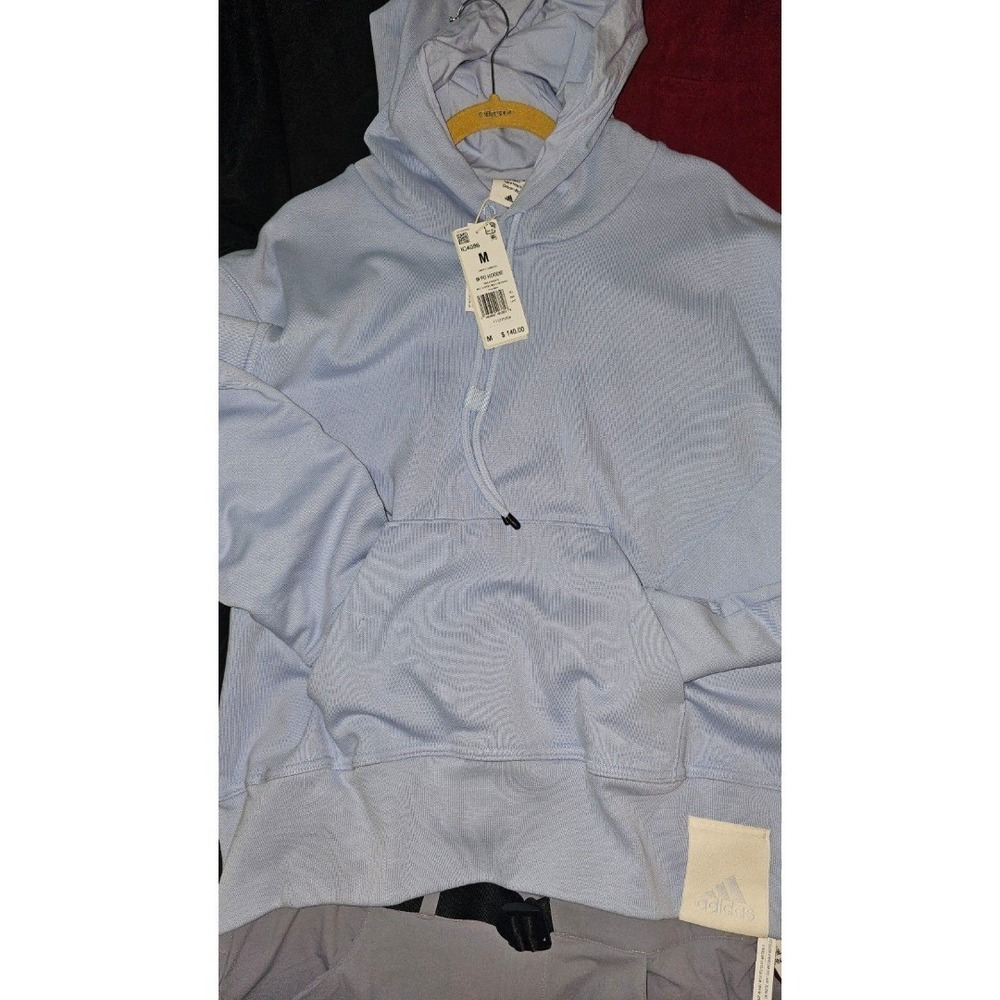 Unisex Adidas LOUNGE HEAVY FRENCH TERRY HOODIE M IC4086